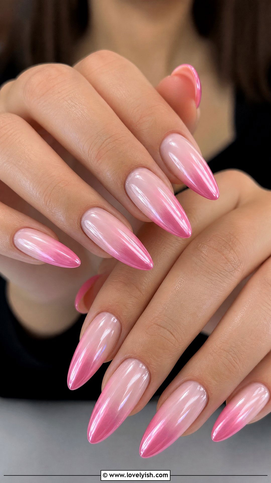 Pink Chrome Ombre Nails - 25 chrome nails design ideas - 25 chrome nails design ideas