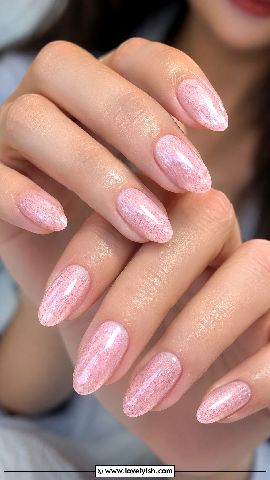 Pink Glitter Balletcore Nails - 50 balletcore nails - 50 balletcore nails