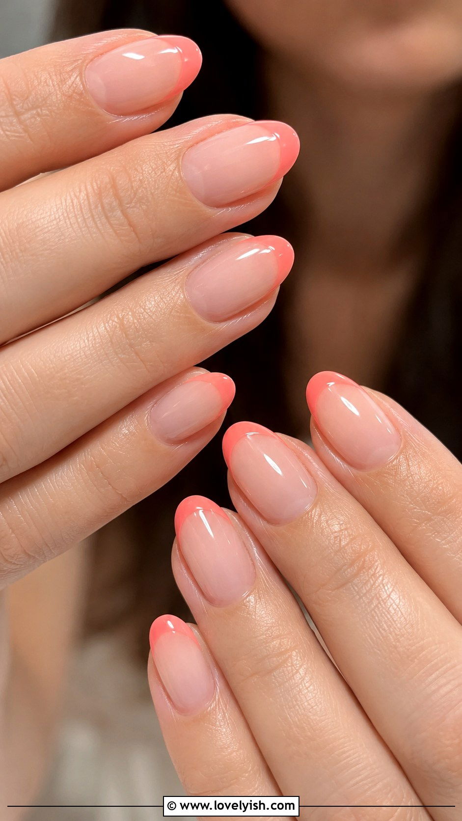 Pink Holographic French Tip Nails - 50 pink french tip nails - 50 pink french tip nails