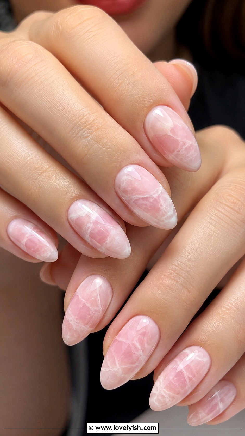 Pink Marble Balletcore Nails - 50 balletcore nails - 50 balletcore nails