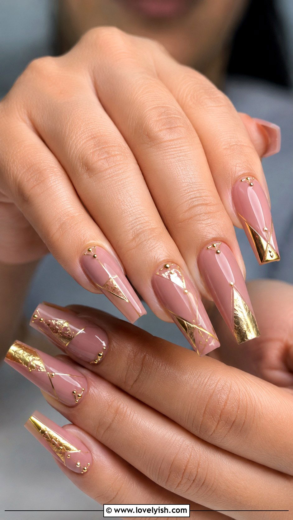 50 Bold Geometric Nails Designs You’ll Love to Try