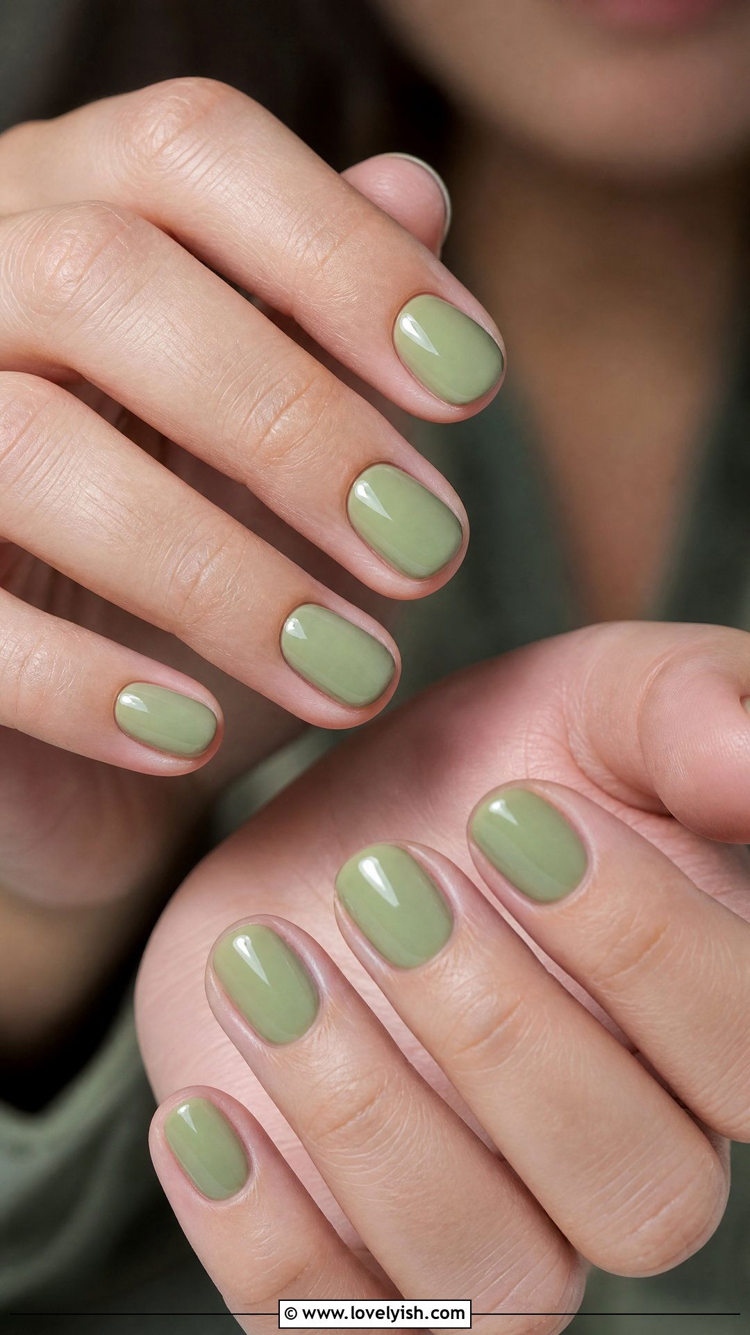 Pistachio Green Minimalist Nails - 50 classy spring nail designs - 50 classy spring nail designs