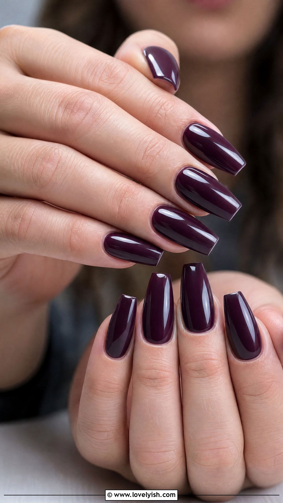 Plum Purple Nails - 49 nail colors - 49 nail colors