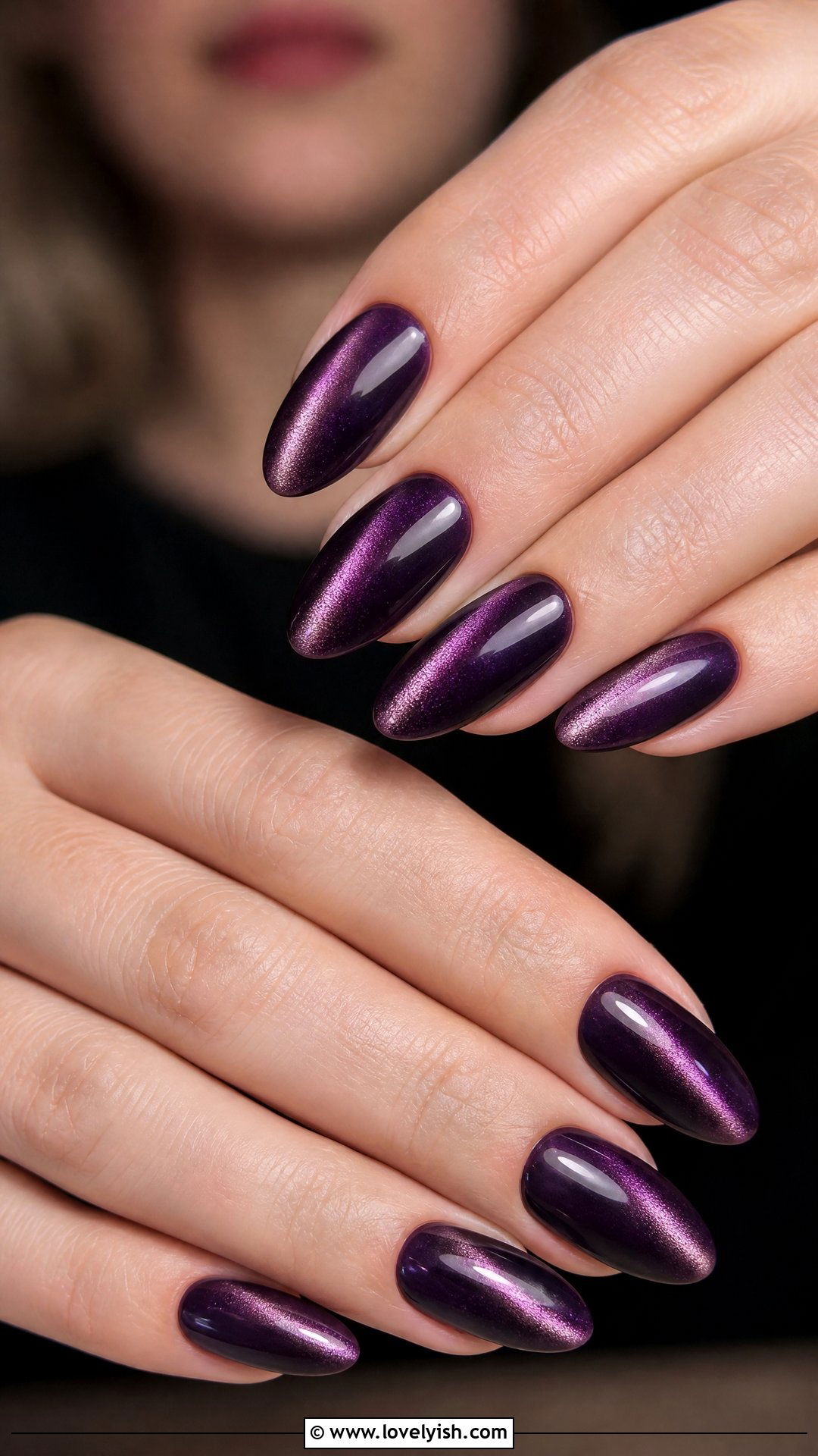 Plum Velvet Nails - 40 nail design template - 40 nail design template
