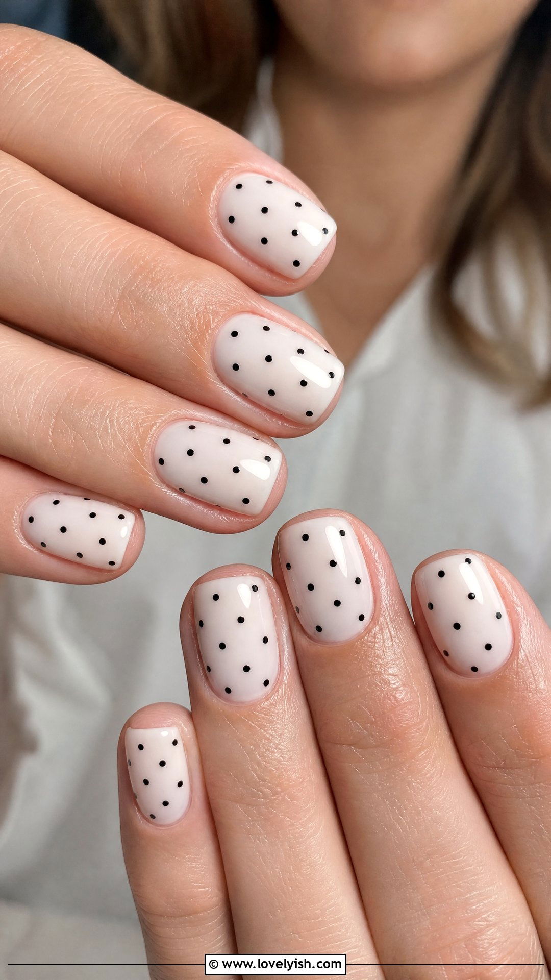 Polka Dot Builder Gel Nails - 50 builder gel nails - 50 builder gel nails