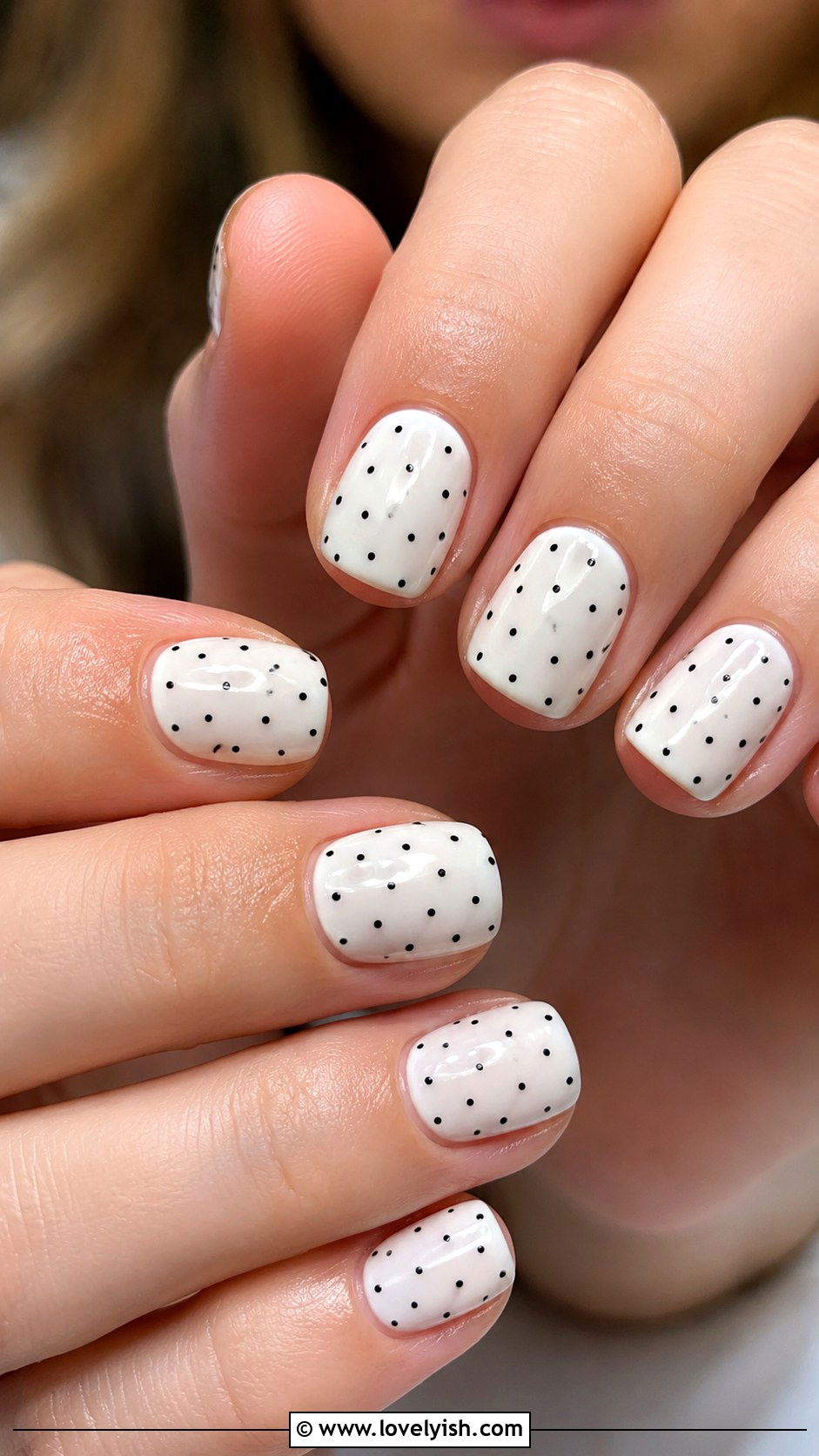Polka Dot Gel Nails - 25 gel nail art ideas - 25 gel nail art ideas