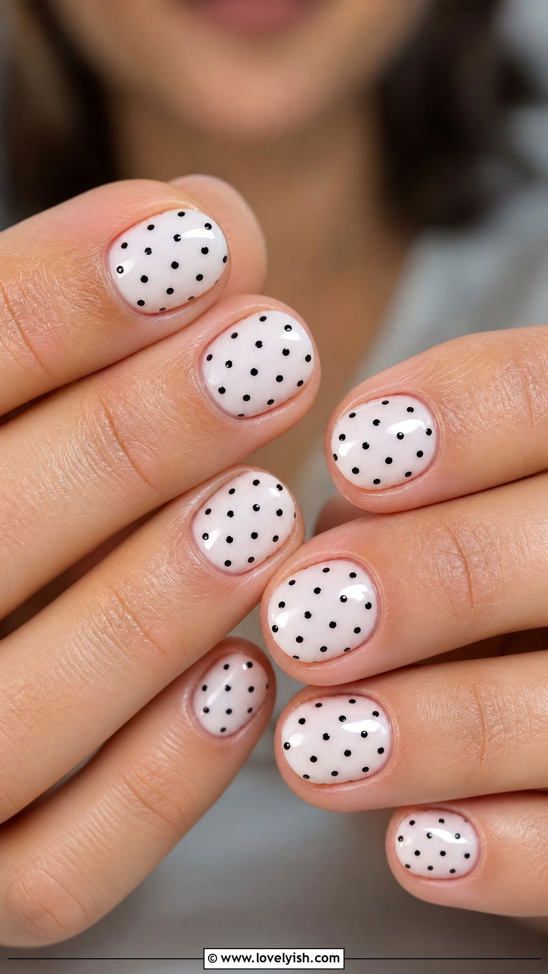 Polka Dot Manicure - 50 manicure - 50 manicure