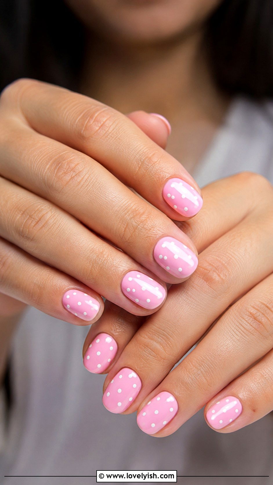 Polka Dot Pastel Nails - 50 minimalist nails - 50 minimalist nails