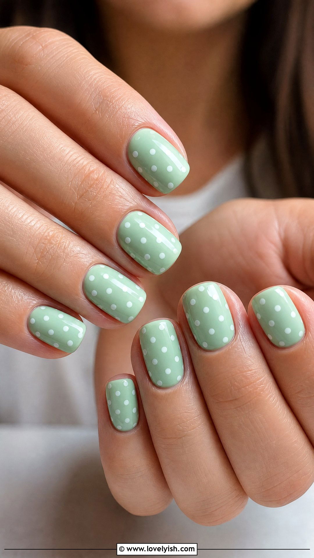 Polka Dot Pastel Nails - 50 pictures of nail designs - 50 pictures of nail designs