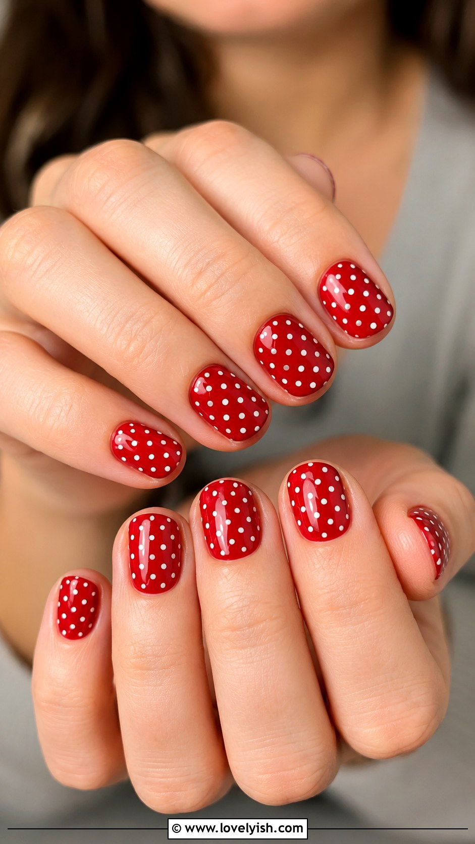 Polka Dot Retro Nails - 25 trendy nail designs - 25 trendy nail designs