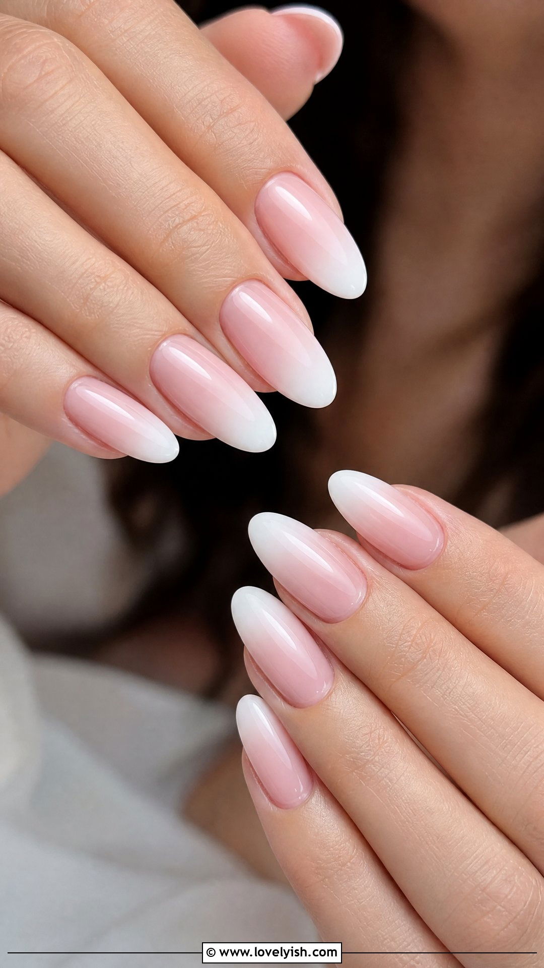Powder Pink Baby Boomer French Tips - 50 minimalist french tips - 50 minimalist french tips