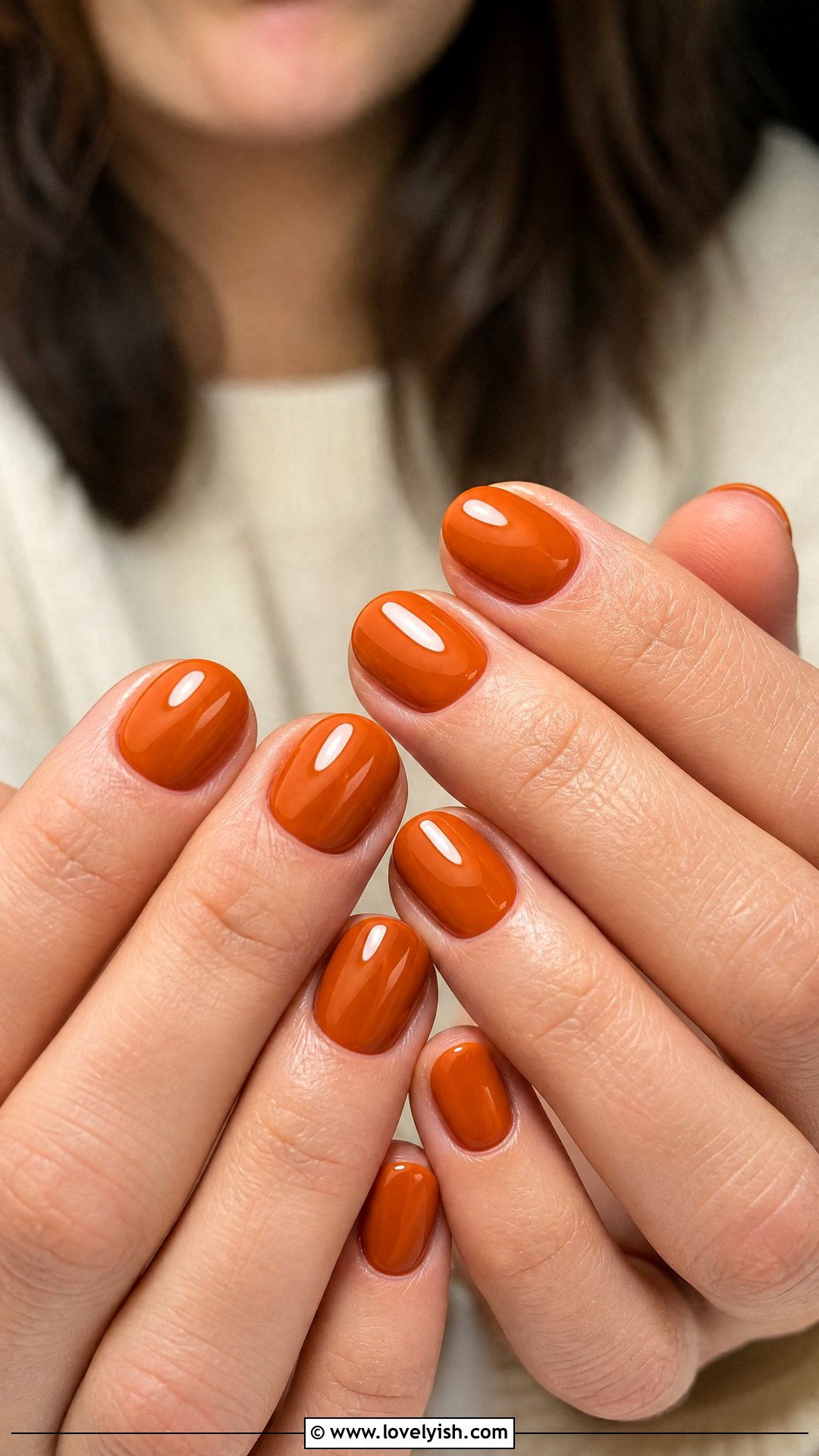 Pumpkin Orange Round Nails - 50 round nails - 50 round nails