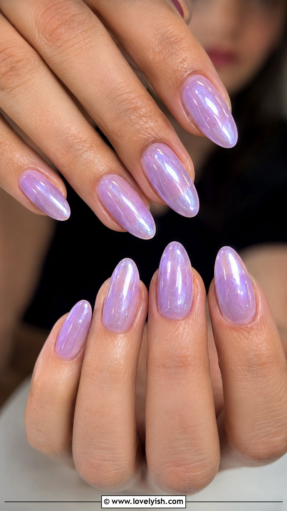 Purple Glazed Donut Nails - 42 purple nail designs - 42 purple nail designs