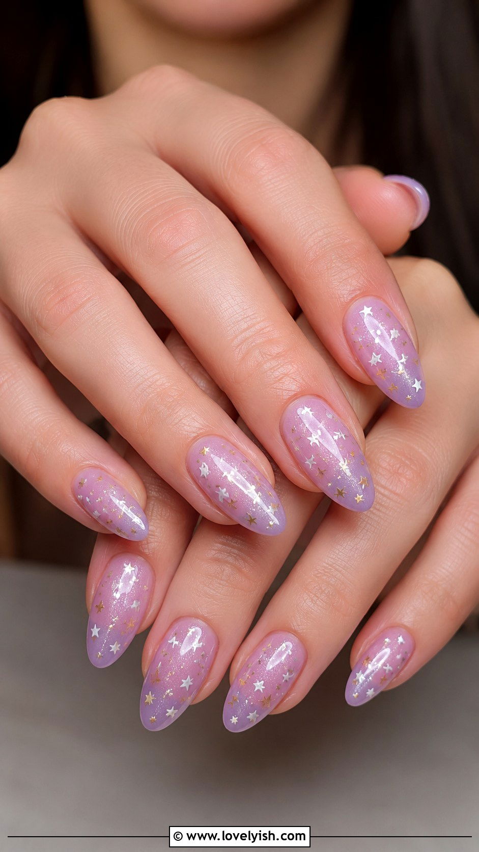 Purple Star Nails - 42 purple nail designs - 42 purple nail designs