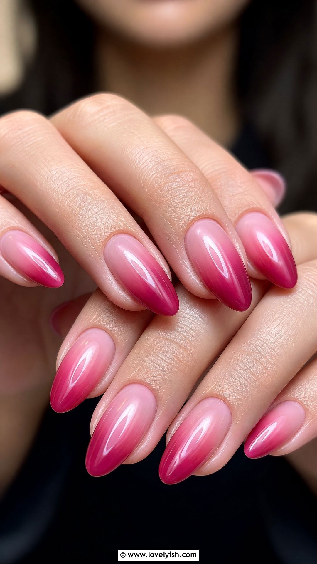 Raspberry Ombre Nails - 39 nail ideas 2026 - 39 nail ideas 2026