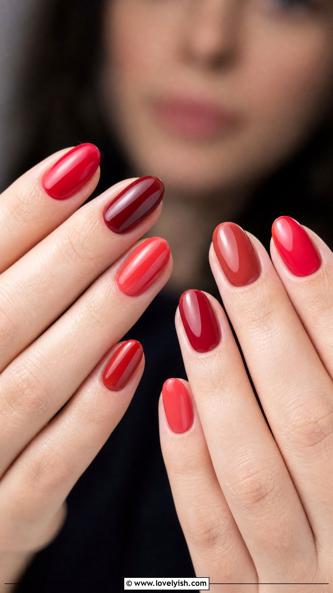 Red Skittle Nails - 50 red nails - 50 red nails