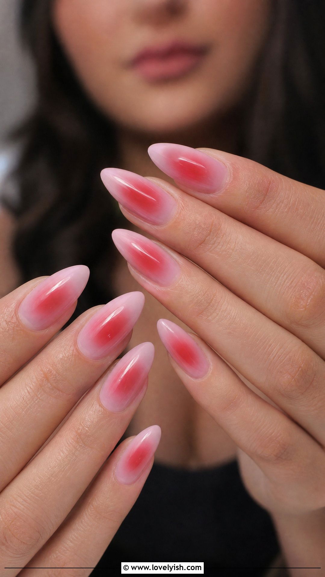 Red and Pink Aura Nails - 50 red and pink nail designs - 50 red and pink nail designs