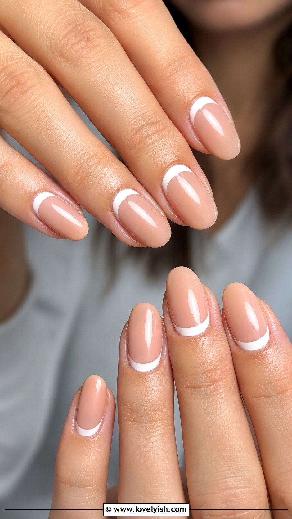 Reverse French Tip Nails - 25 french tip nail design ideas - 25 french tip nail design ideas