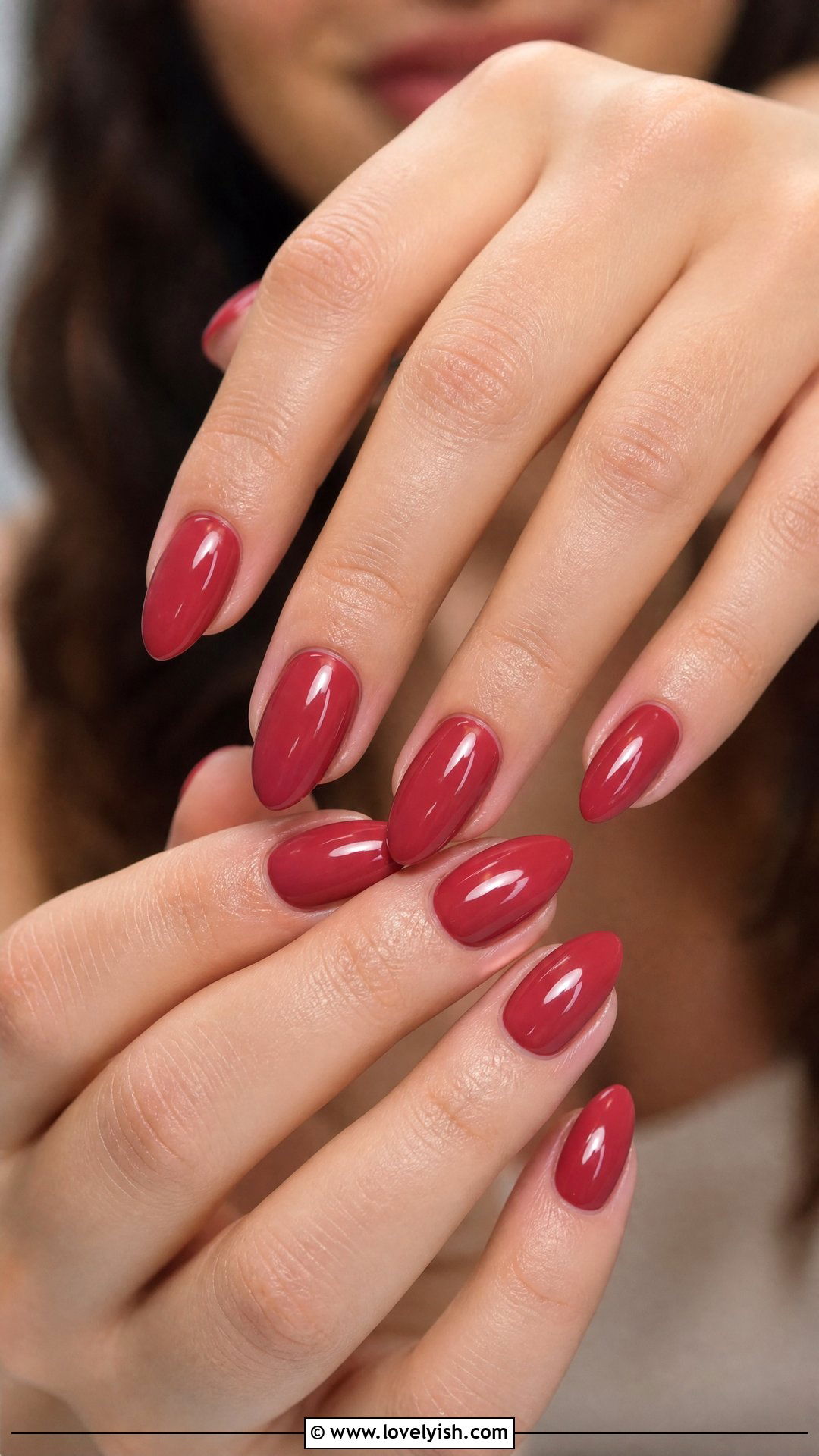 Romantic Soft Red Engagement Nails - 50 engagement nails - 50 engagement nails