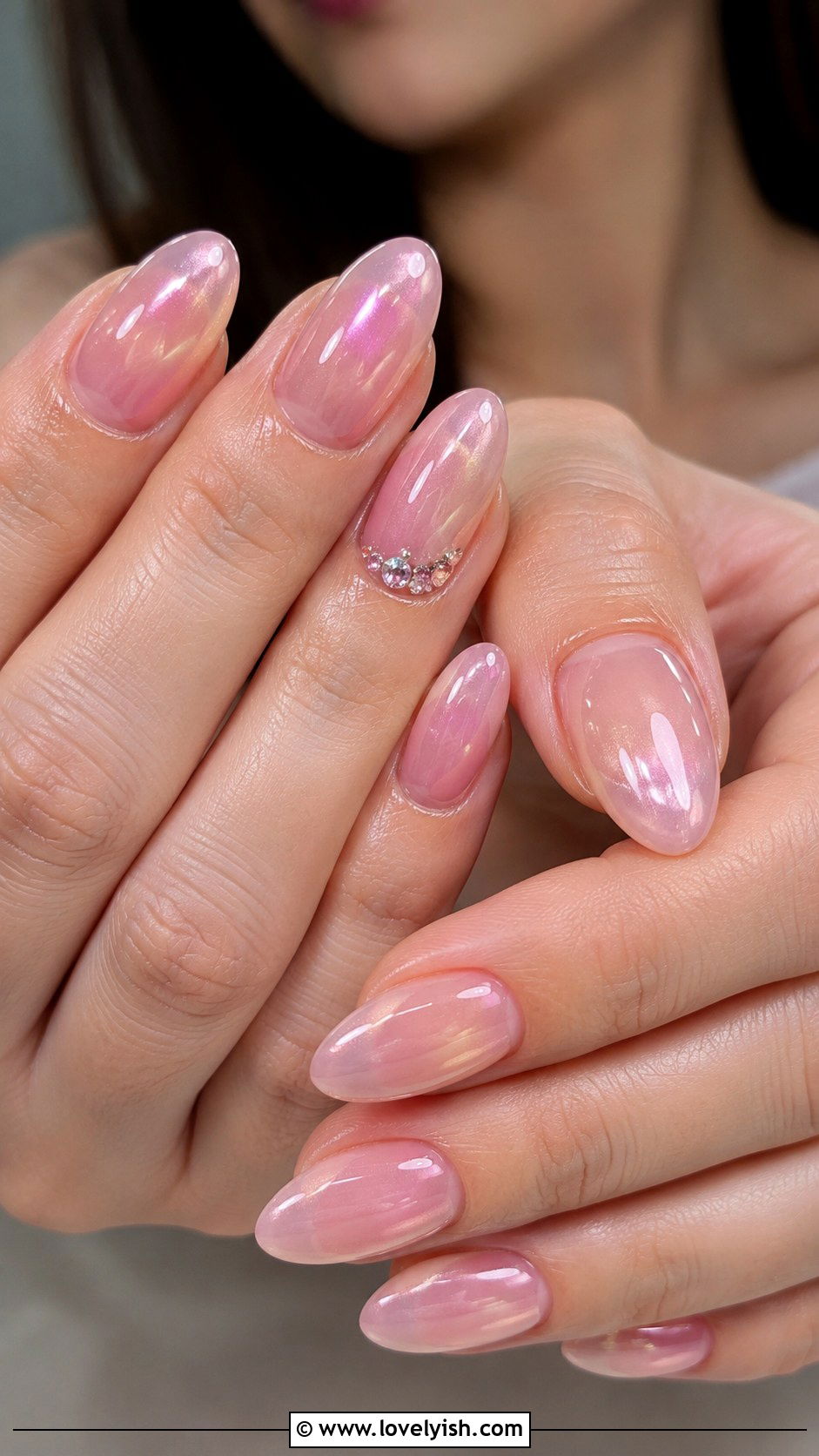 Rose Quartz Pink Nails - 50 luxury nails - 50 luxury nails