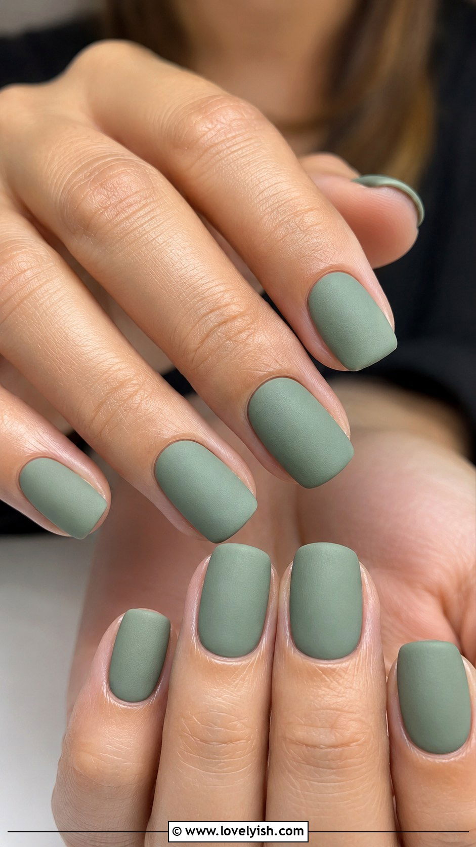 Sage Green Matte Gel X Nails - 25 gel x nail designs - 25 gel x nail designs