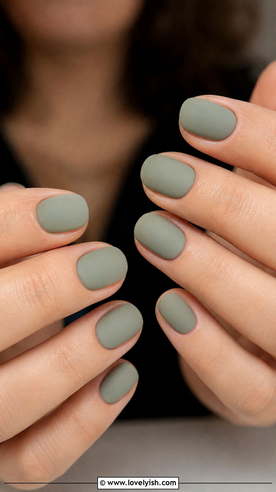 Sage Green Matte Nails - 50 mens nail design ideas - 50 mens nail design ideas