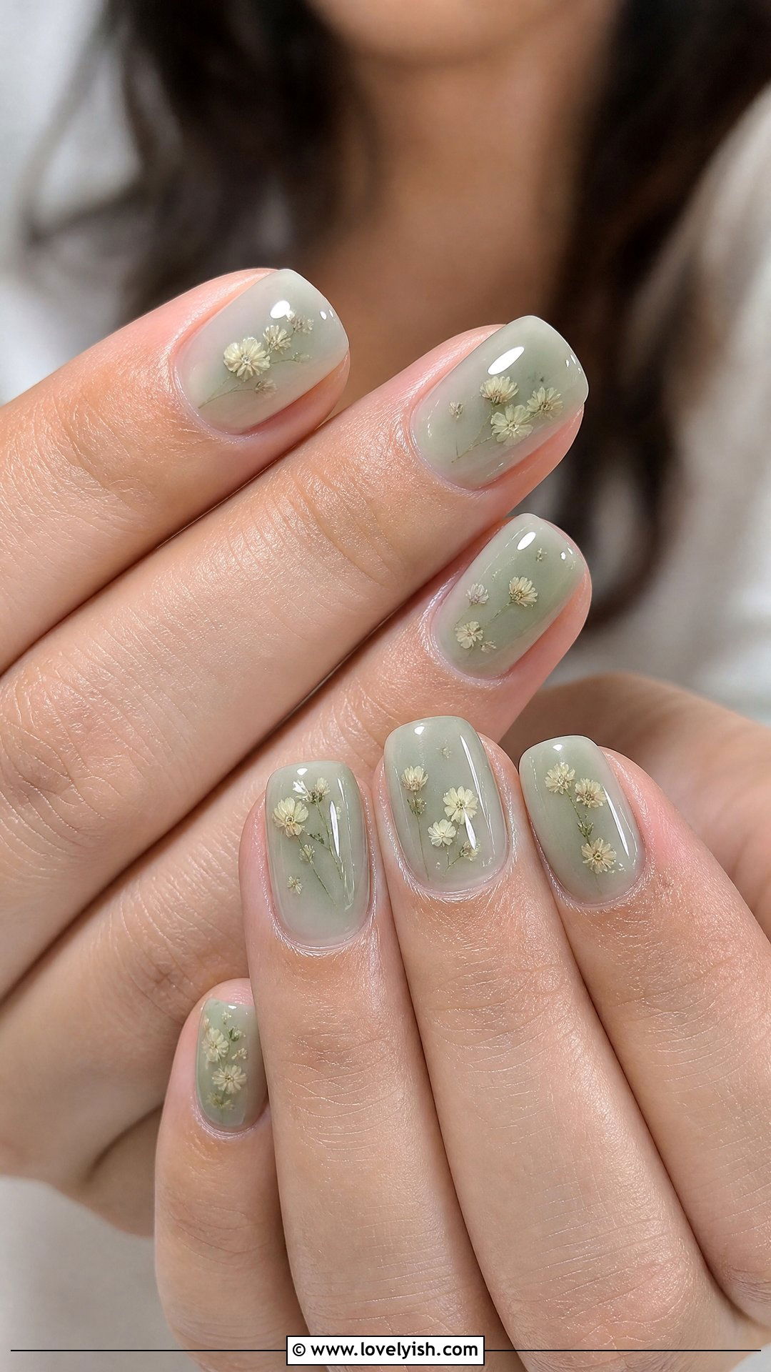 Sage Green Milk Bath Nails - 50 milk bath nails - 50 milk bath nails