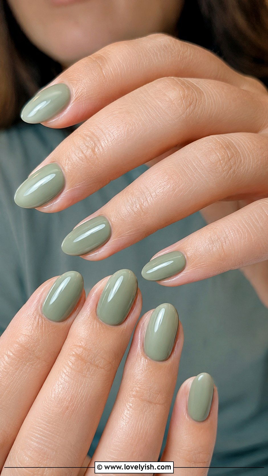 Sage Green Minimalist Gel X Nails - 50 gel x nails - 50 gel x nails