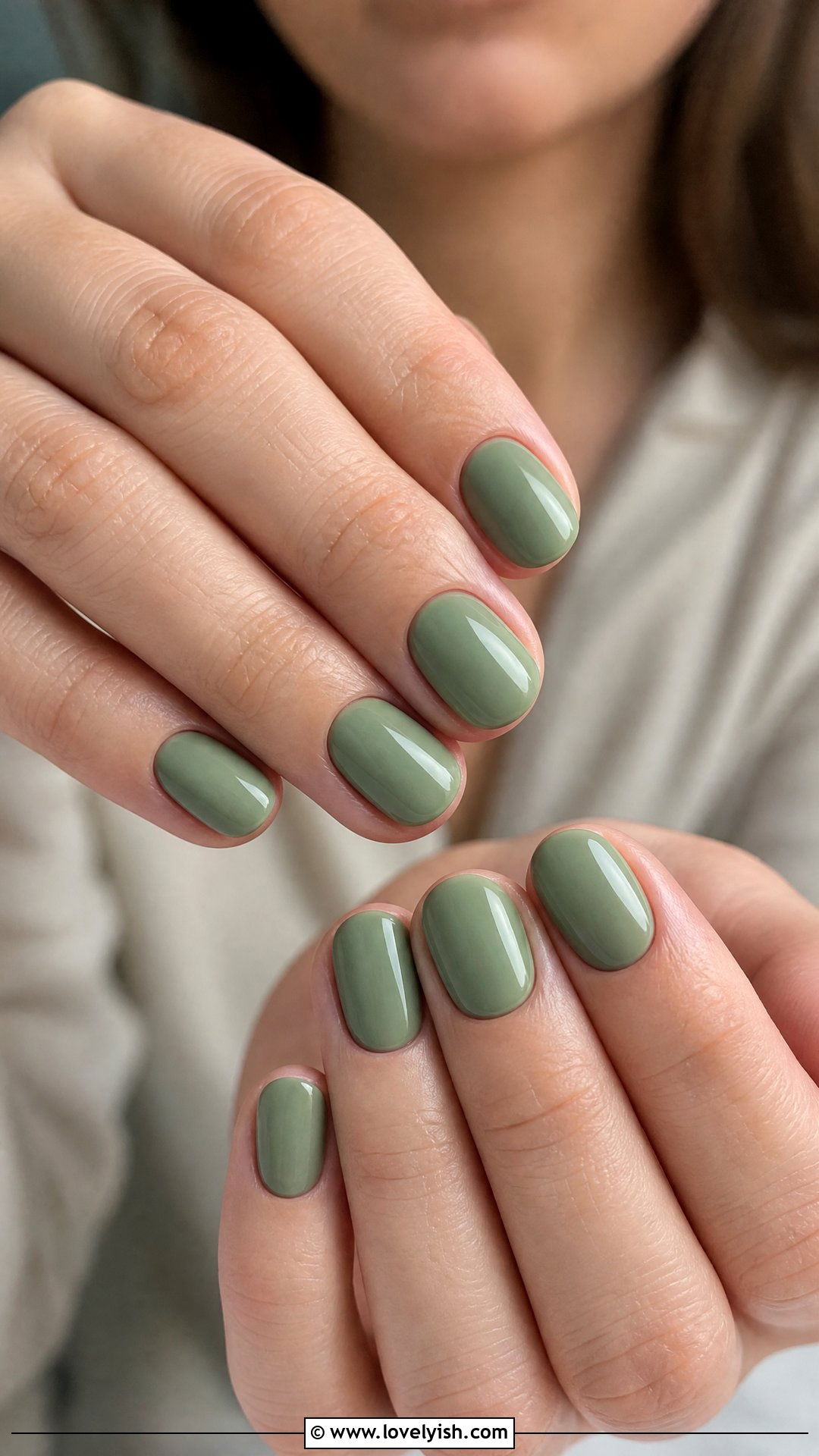 Sage Green Minimalist Nails - 36 nails design 2026 - 36 nails design 2026