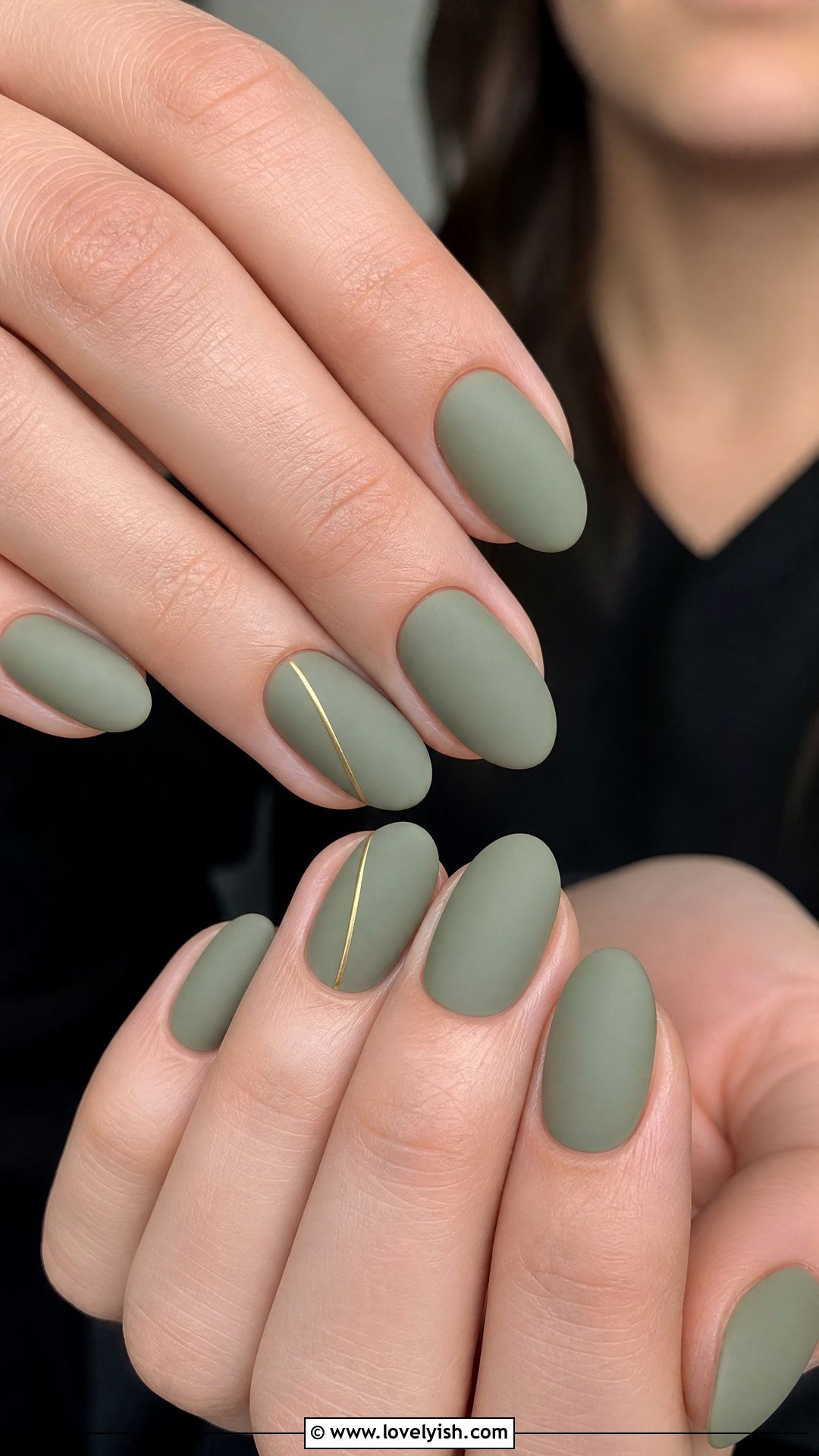 Sage Green Oval Nails - 50 oval nails - 50 oval nails