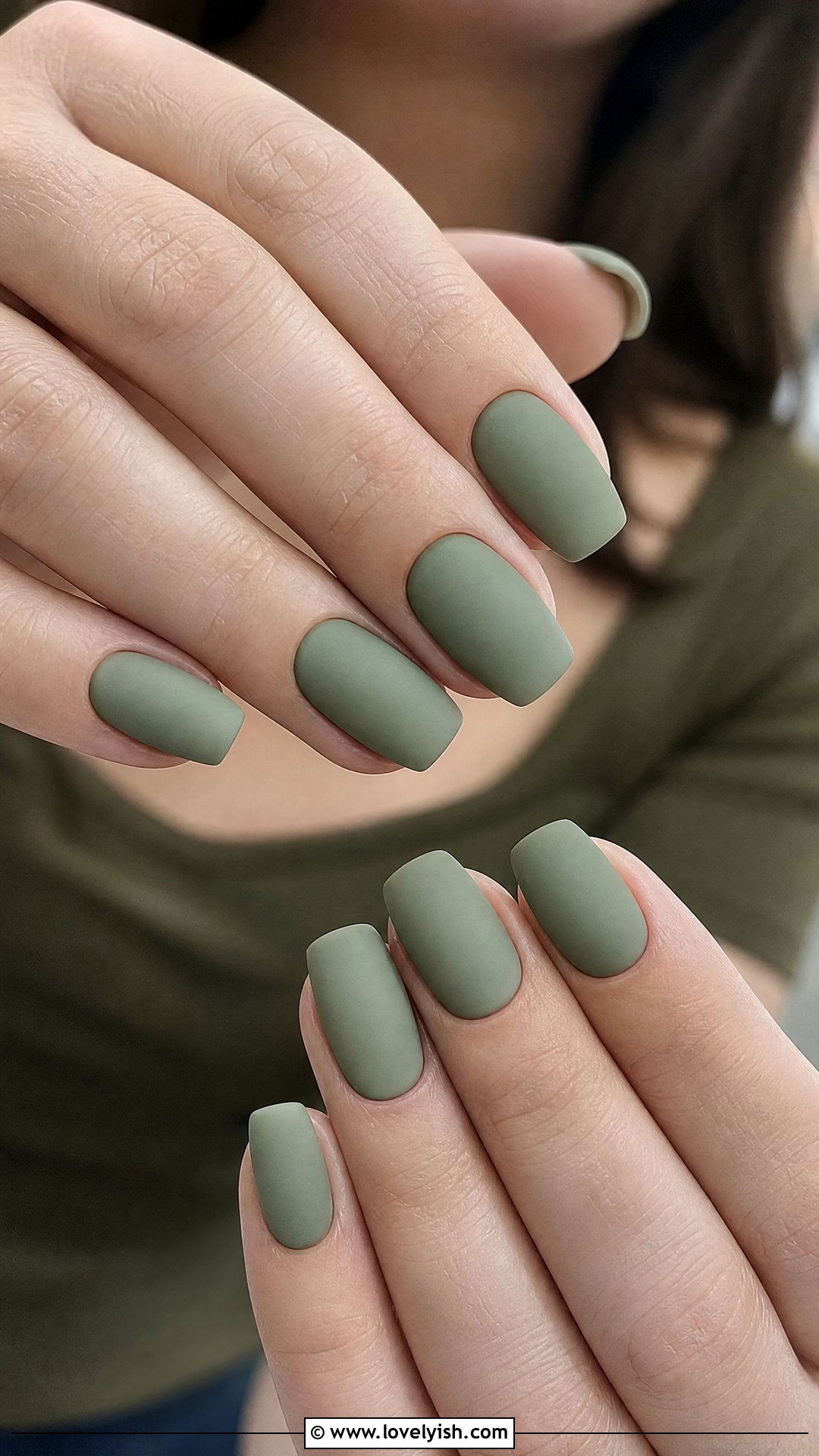 Sage Green Short Coffin Nails - 25 short coffin nails designs - 25 short coffin nails designs