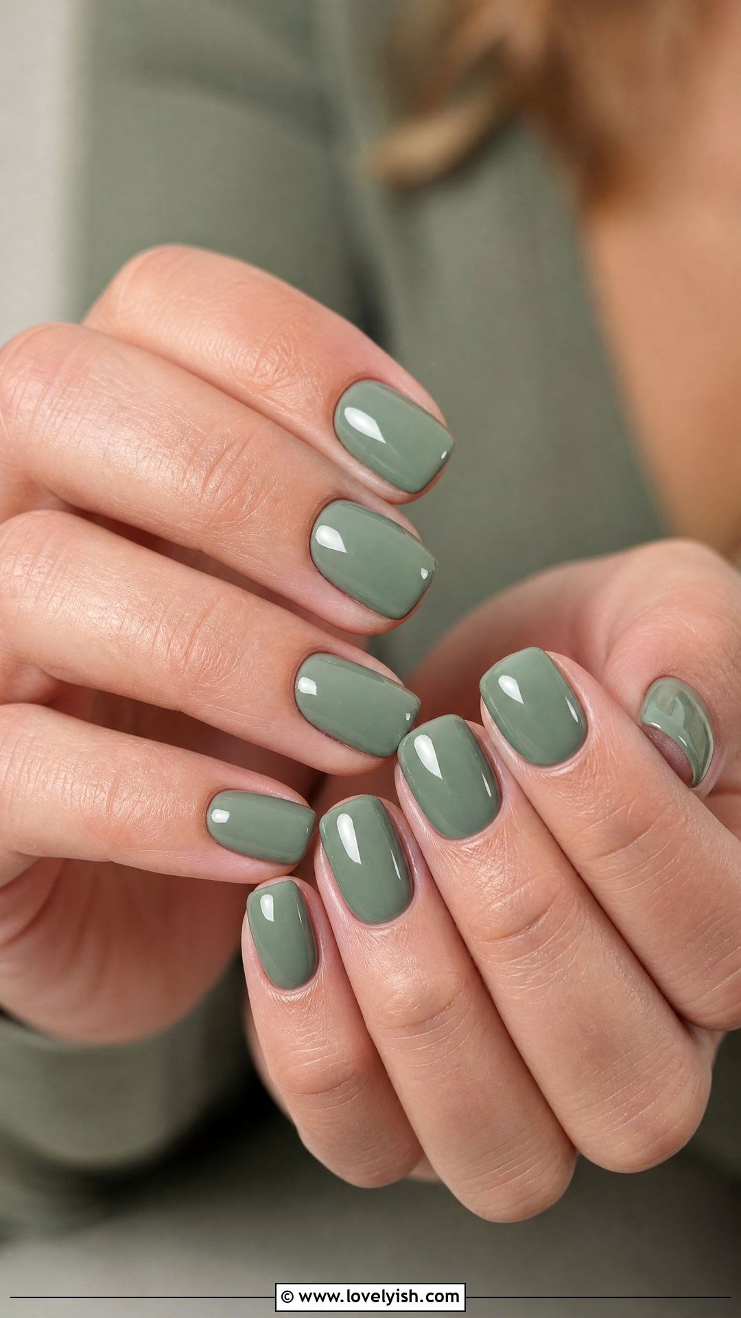Sage Green Squoval Nails - 50 squoval nails - 50 squoval nails