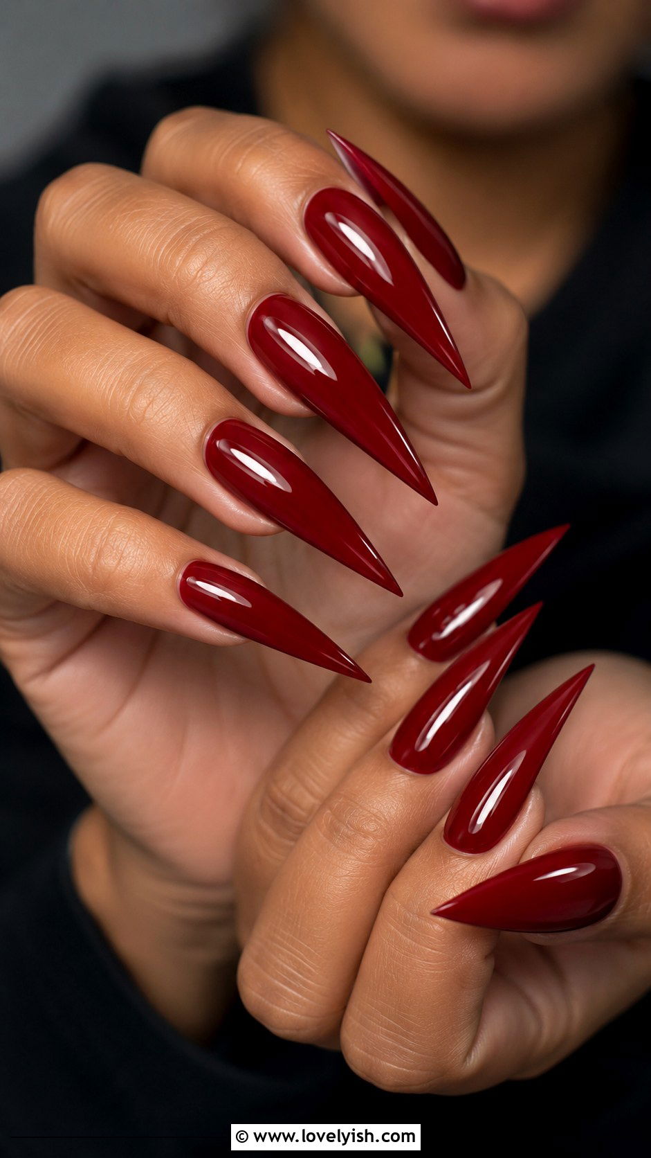 Sharp Stiletto Nail Shape - 45 nail shapes - 45 nail shapes