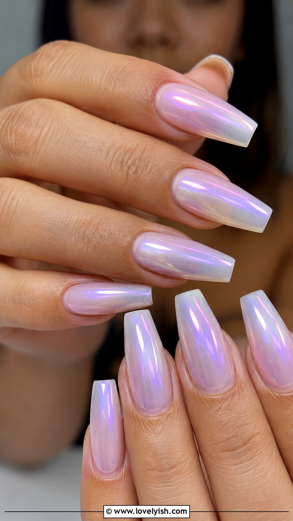 Sheer Glazed Nails With Subtle Color Shift - 38 wedding nail designs - 38 wedding nail designs
