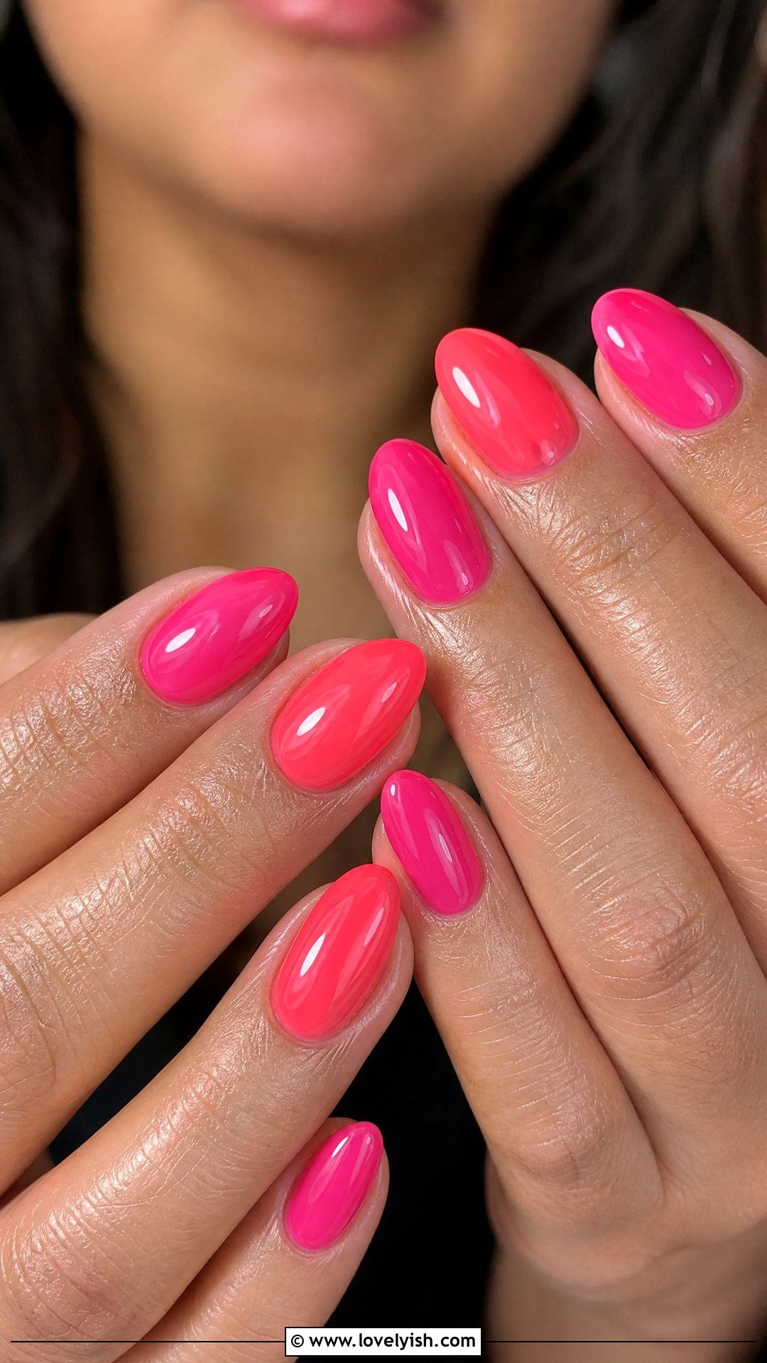 Sheer Jelly Neon Nails - 36 nails design 2026 - 36 nails design 2026