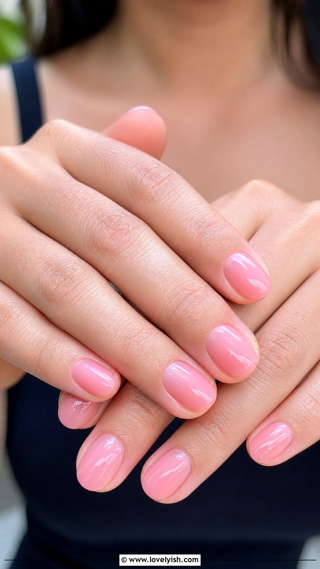 Sheer Jelly Pink Beach Nails - 25 beach nail ideas - 25 beach nail ideas
