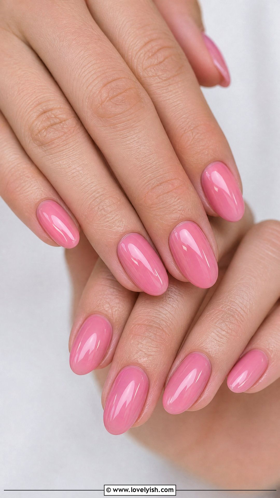 Sheer Jelly Pink Nails - 46 easy nail designs - 46 easy nail designs