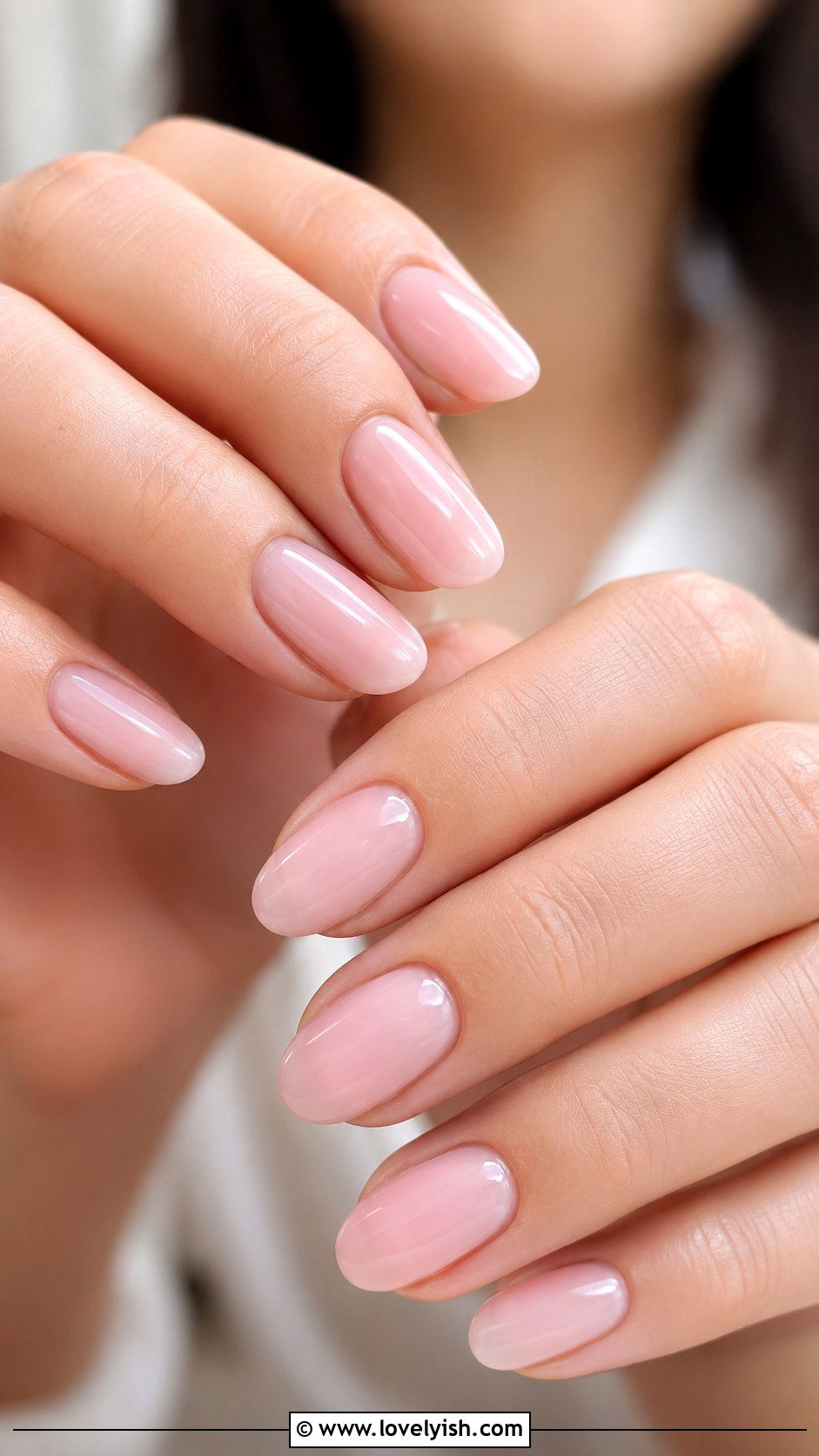 Sheer Light Pink Milky Nails - 50 light pink nails - 50 light pink nails