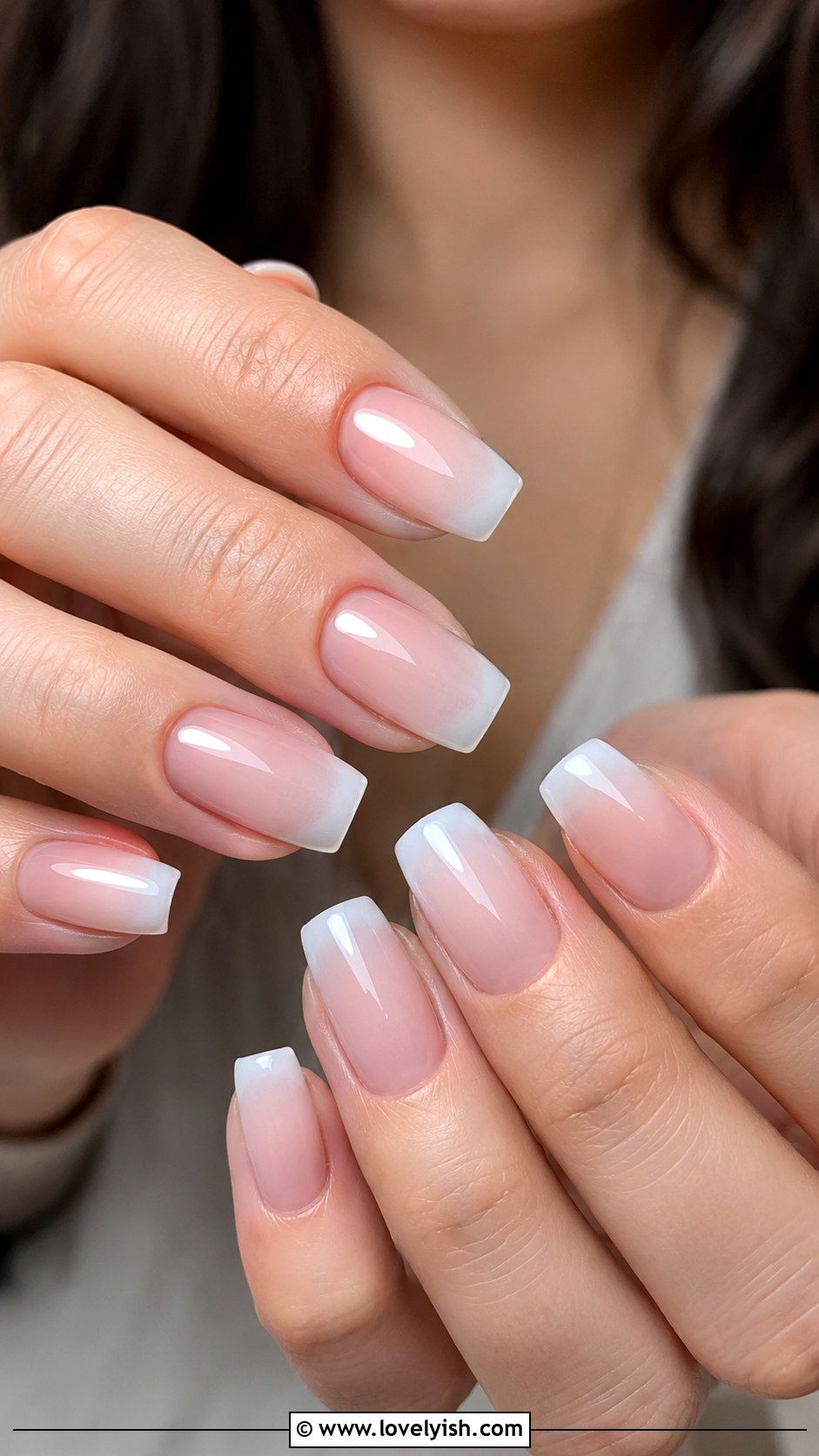 Sheer Milky French Tip Nails - 25 french nails design ideas - 25 french nails design ideas