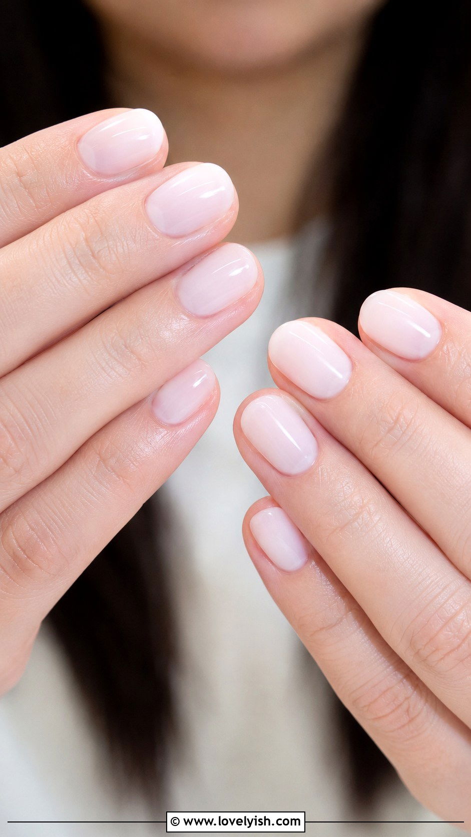 Sheer Milky Nails - 46 nail inspo - 46 nail inspo