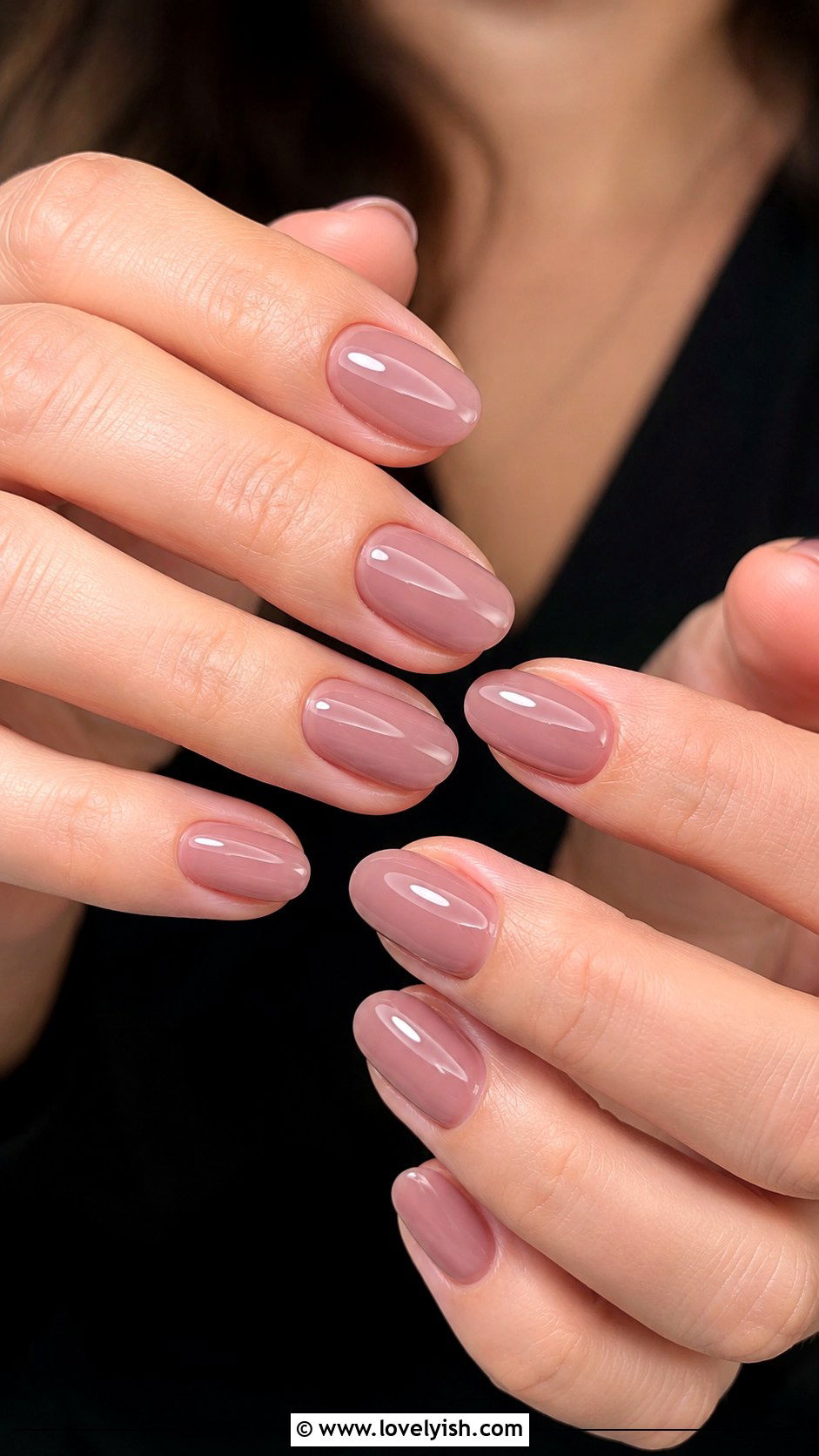 Sheer Nails in Dusty Rose - 50 natural nails - 50 natural nails
