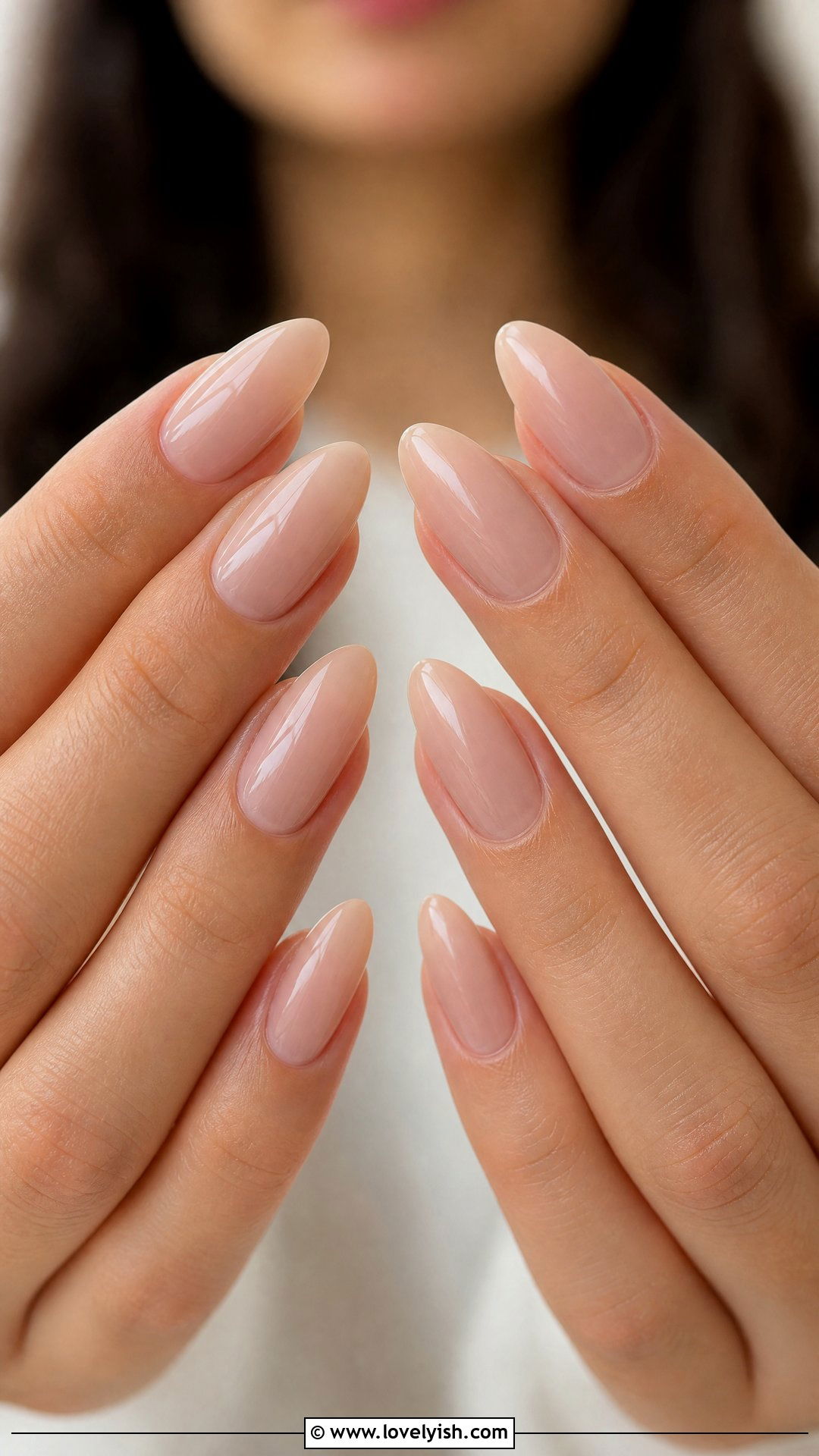 Sheer Nude Almond Gel X Nails - 50 gel x nails - 50 gel x nails