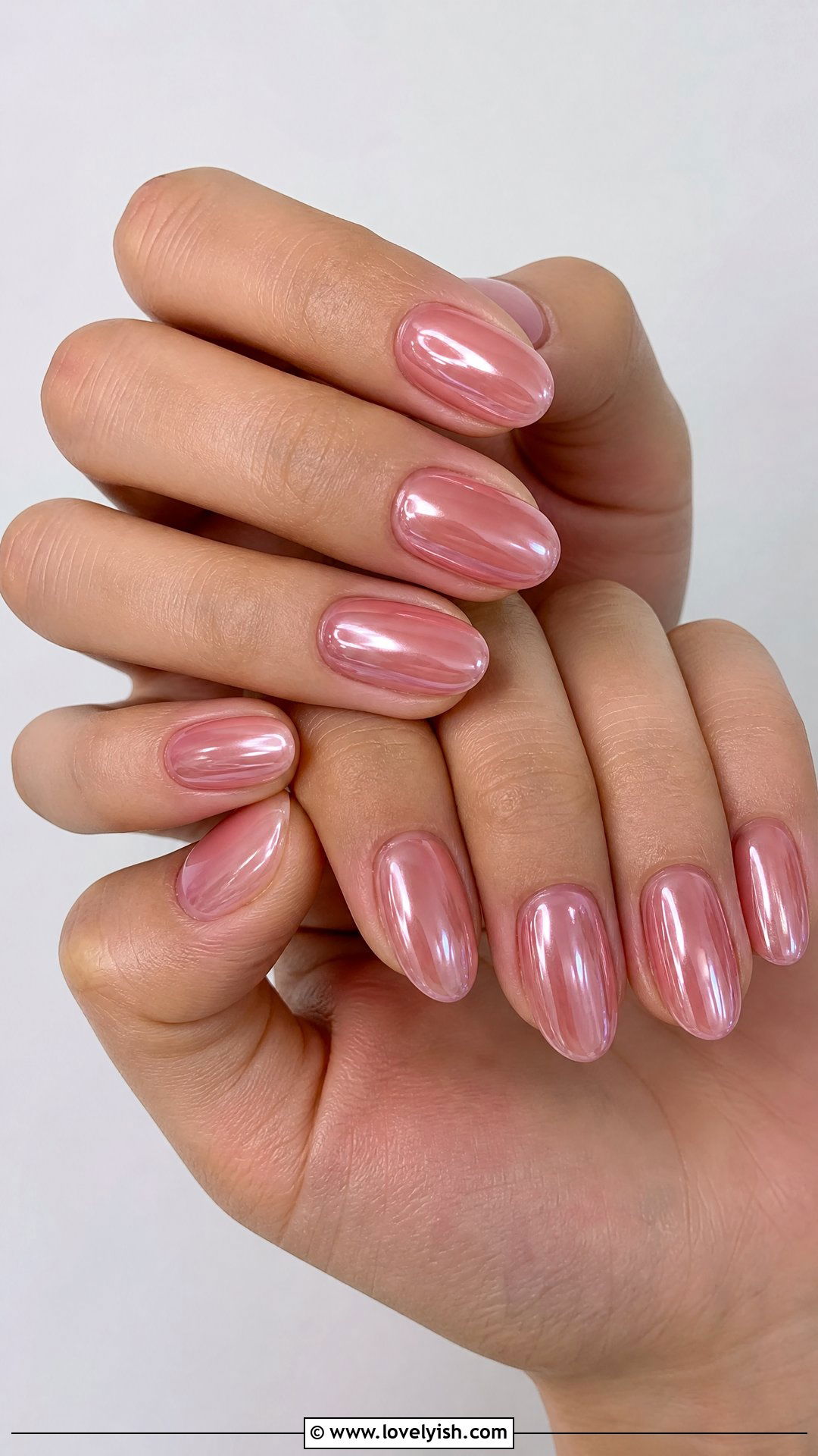 Sheer Nude Glazed Donut Nails - 38 may nail ideas - 38 may nail ideas