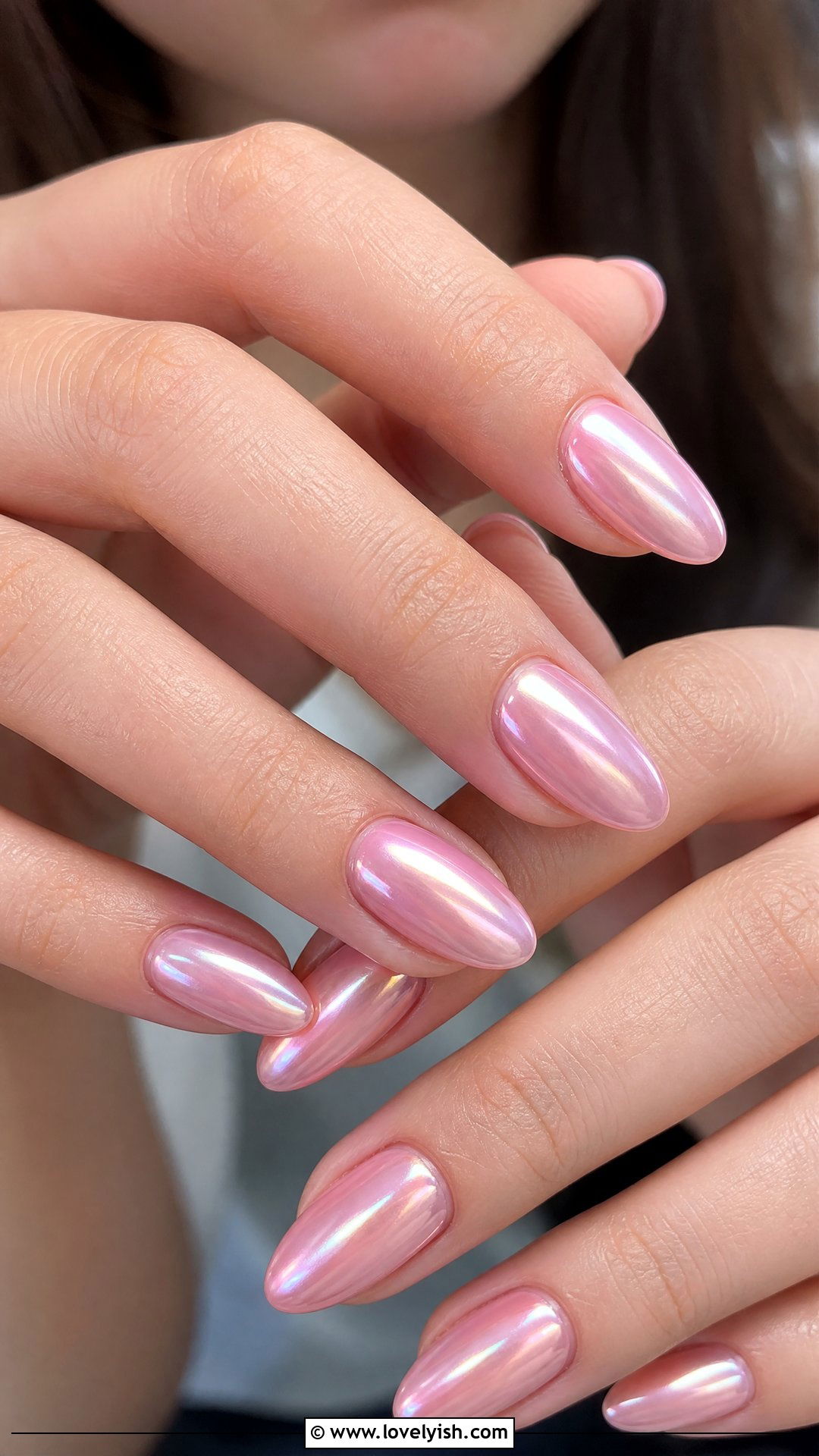 Sheer Pink Glazed Donut Nails - 42 minimalist nail art - 42 minimalist nail art