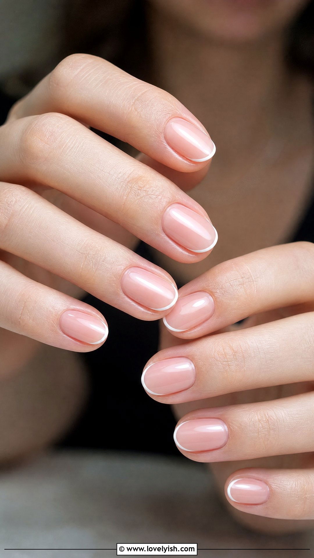 Sheer Pink Micro French Nails - 50 feminine nails - 50 feminine nails