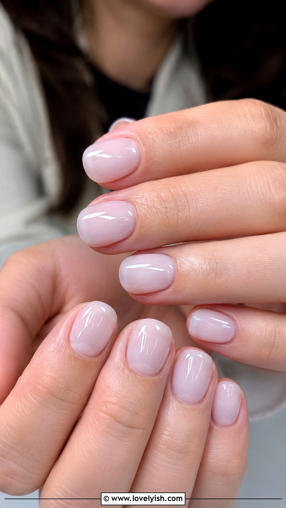 Sheer White Jelly Nails - 50 white nails - 50 white nails