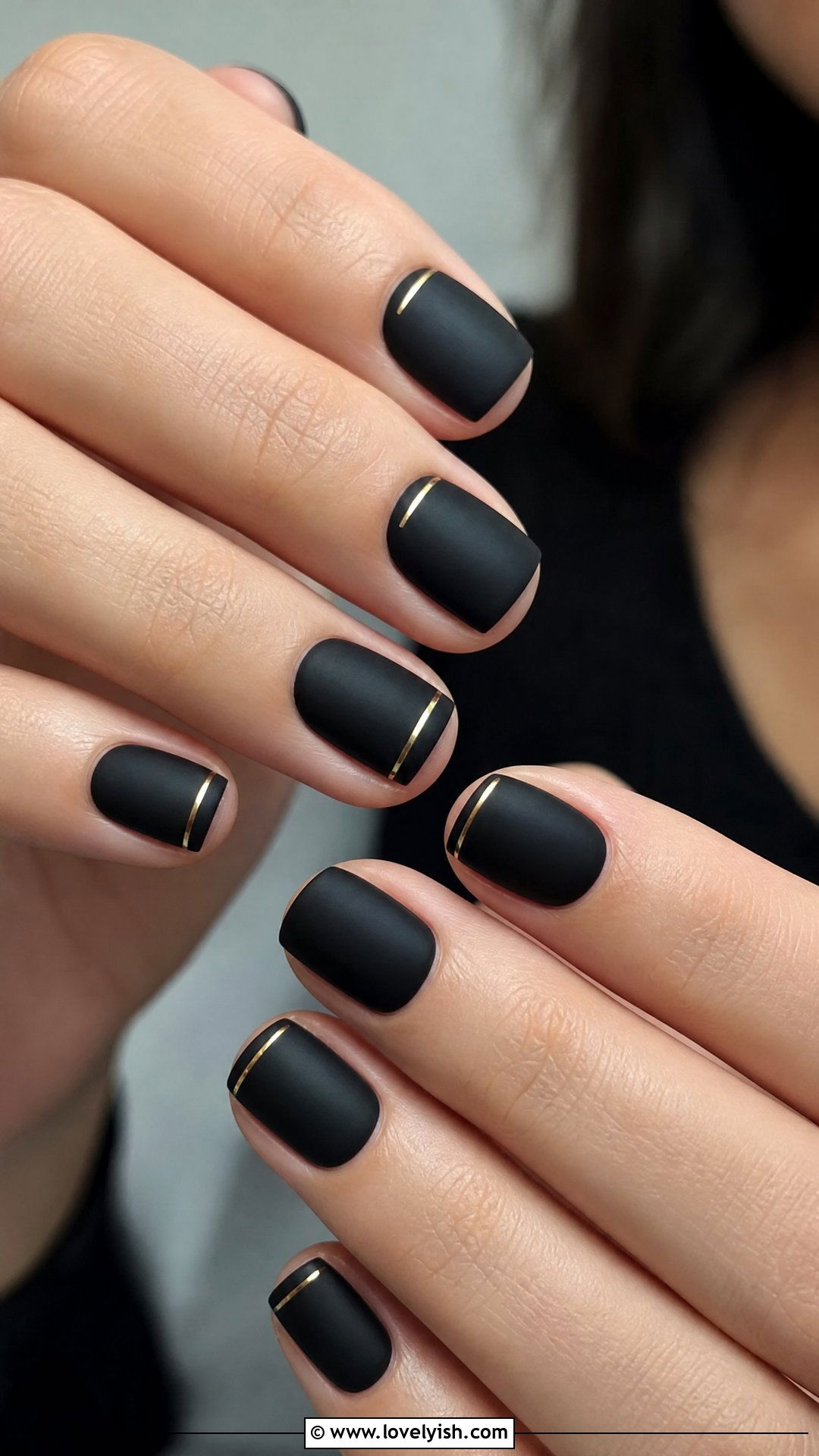 Short Square Matte Black Nails - 50 matte black nails - 50 matte black nails