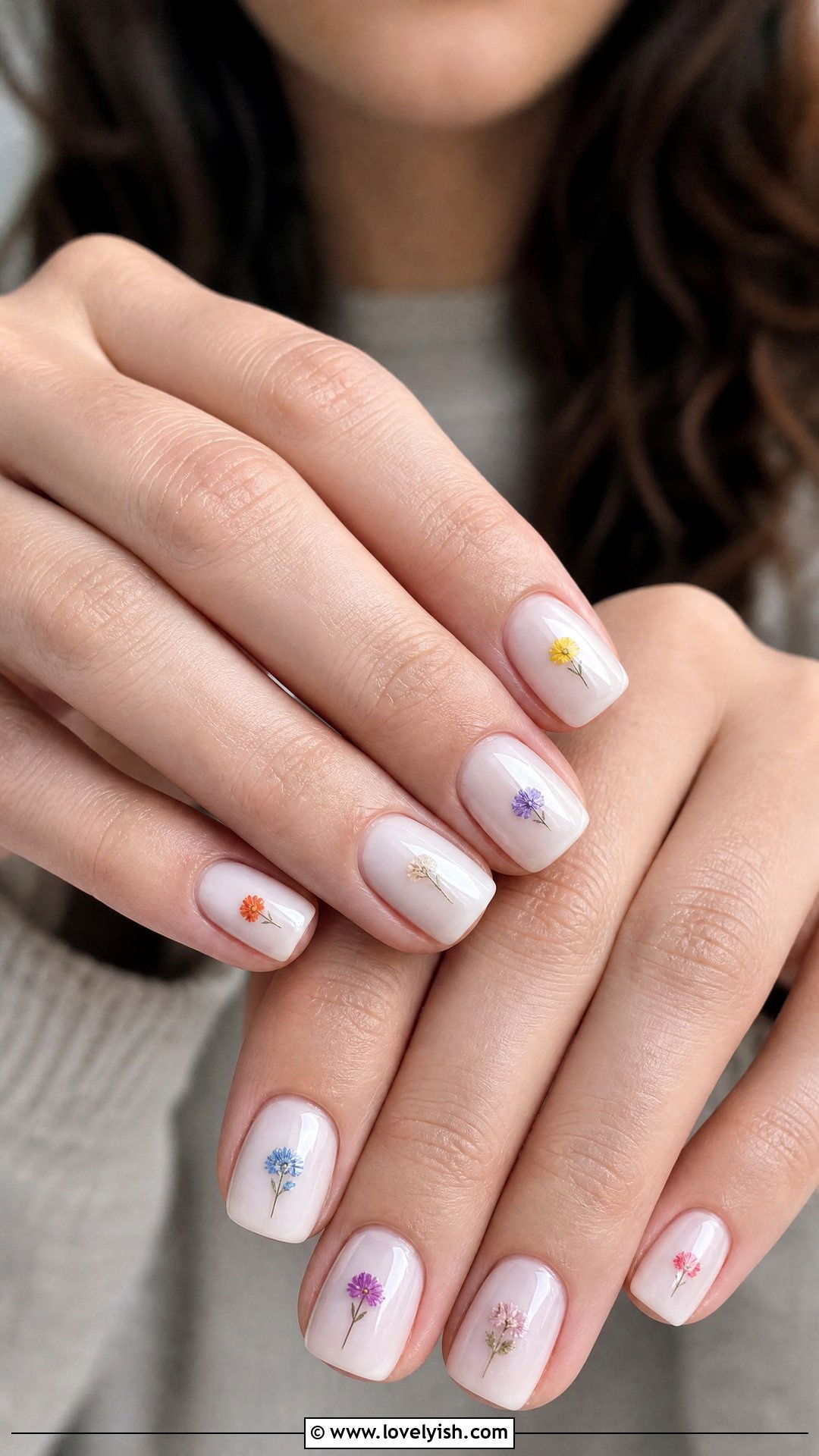 Short Square Milk Bath Nails - 50 milk bath nails - 50 milk bath nails