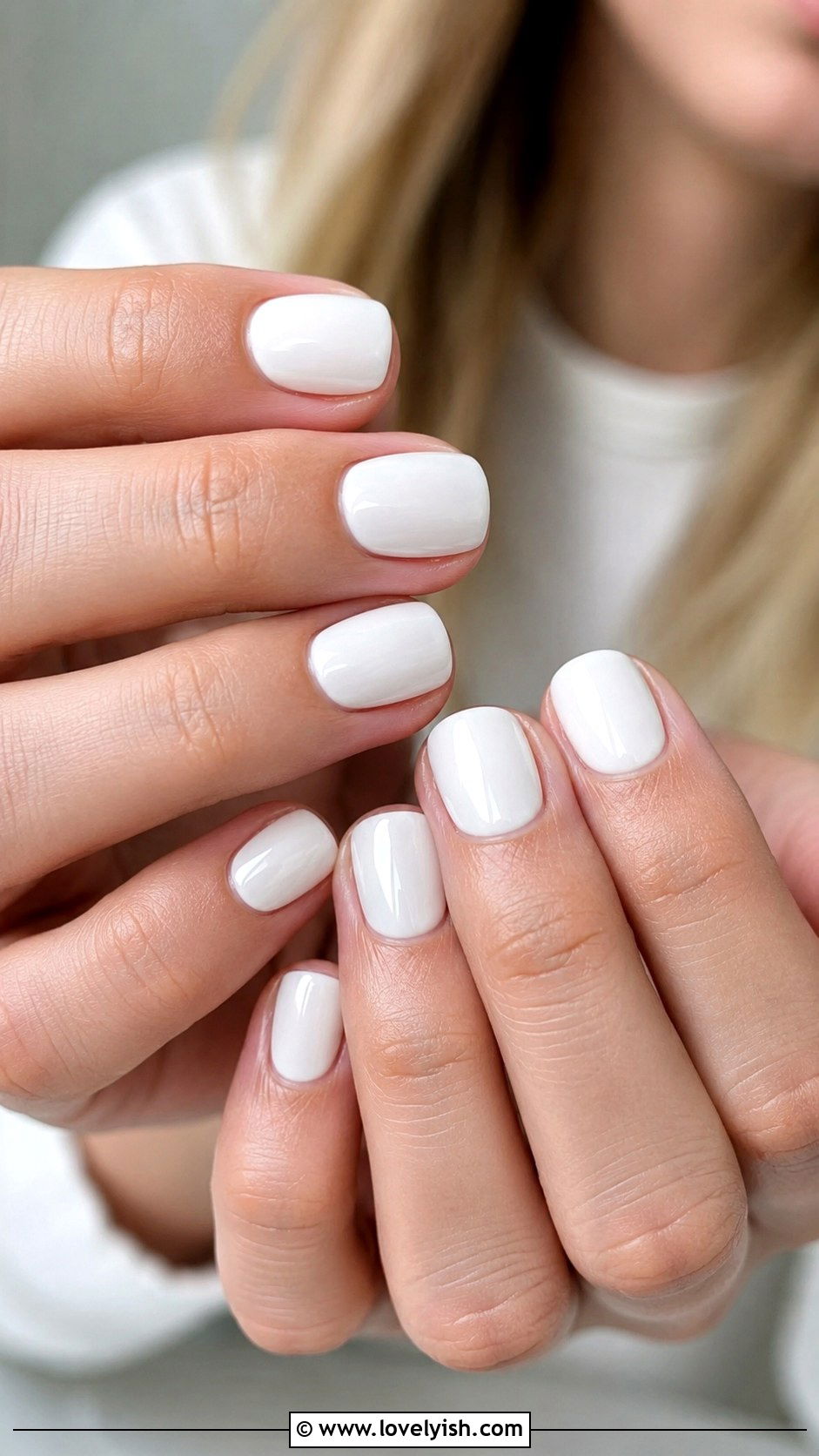 Short White Nails - 50 white nails - 50 white nails