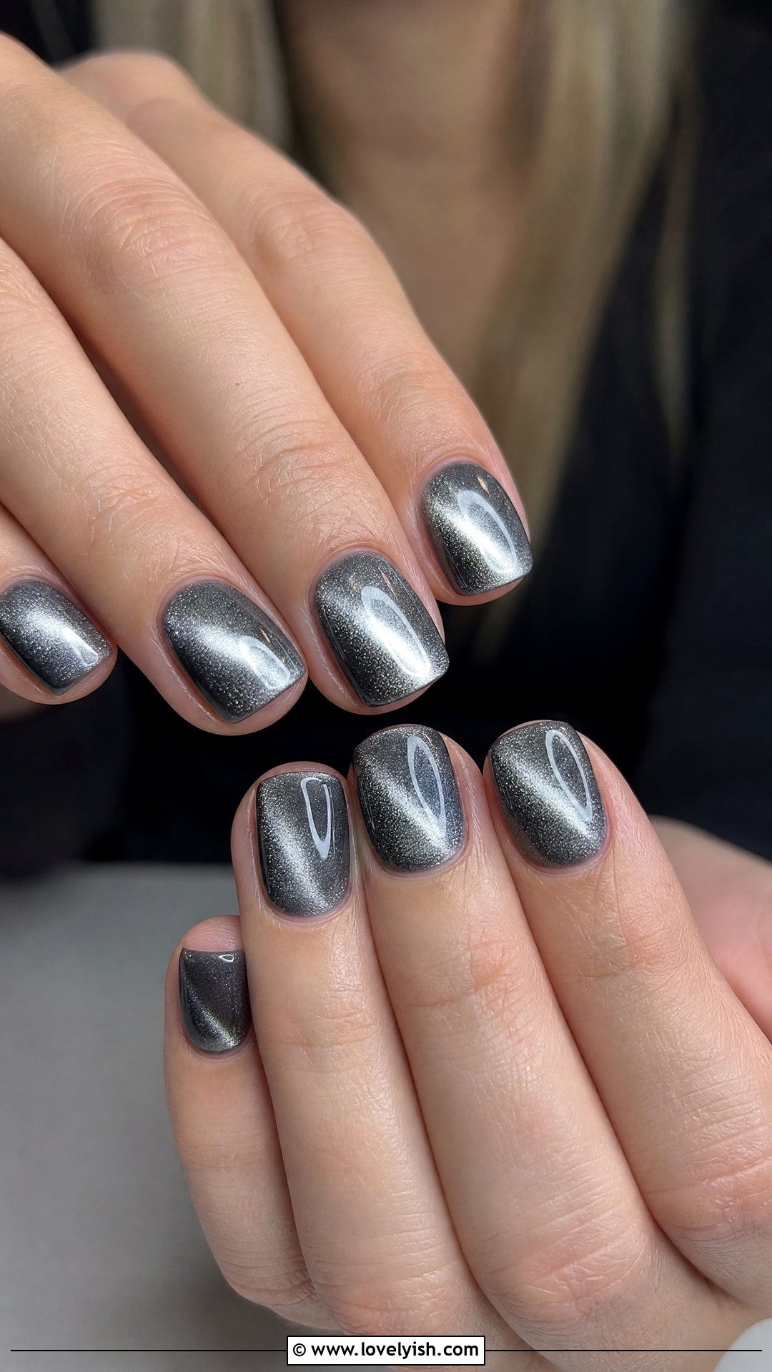 Silver Cat Eye Nails - 38 cat eye nail designs - 38 cat eye nail designs